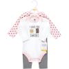 imageHudson Baby Unisex Cotton Bodysuit and Pant SetLove You Smore