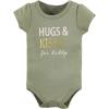 imageHudson Baby Unisex Cotton Bodysuit and Pant SetMom Dad Floral