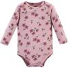 imageHudson Baby Unisex Cotton Bodysuit and Pant SetPlum Wildflower Long Sleeve