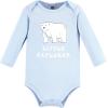 imageHudson Baby Unisex Cotton Bodysuit and Pant SetPolar Bear Explorer
