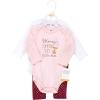 imageHudson Baby Unisex Cotton Bodysuit and Pant SetPumpkin Spice Date