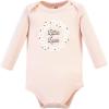 imageHudson Baby Unisex Cotton Bodysuit and Pant SetSage Floral Wreath Long Sleeve