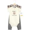 imageHudson Baby Unisex Cotton Bodysuit and Pant SetSnuggle Bear Short Sleeve