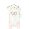 imageHudson Baby Unisex Cotton Bodysuit and Pant SetSoft Painted Floral Shortsleeve