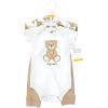 imageHudson Baby Unisex Cotton Bodysuit and Pant SetTeddy Bears Short Sleeve
