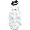 imageHudson Baby girls Sleeveless Bodysuit and Headband SetBaby and Toddler TShirt SetBlack Daisy