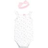 imageHudson Baby girls Sleeveless Bodysuit and Headband SetBaby and Toddler TShirt SetSweetest Cupcake
