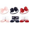 Red Navy Bows