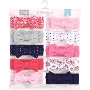 imageHudson Baby Cotton and Synthetic Headbands Size 024 MonthsCoral Flower
