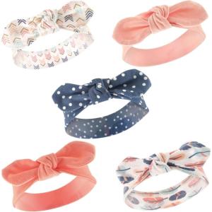 imageHudson Baby Cotton and Synthetic Headbands Size 024 MonthsFeathers