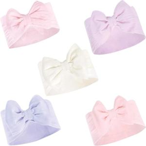 imageHudson Baby Cotton and Synthetic Headbands Size 024 MonthsLilac Cream
