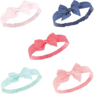 imageHudson Baby Cotton and Synthetic Headbands Size 024 MonthsMulticolor Bow