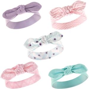 imageHudson Baby Cotton and Synthetic Headbands Size 024 MonthsPeacock