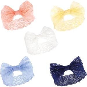 imageHudson Baby Cotton and Synthetic Headbands Size 024 MonthsPeriwinkle Yellow