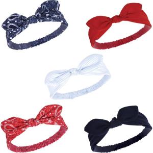 imageHudson Baby Cotton and Synthetic Headbands Size 024 MonthsRed Bandana