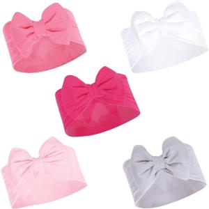 imageHudson Baby Cotton and Synthetic Headbands Size 024 MonthsWhite Pink