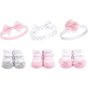 imageHudson Baby Girls Headband and Socks GiftsetBallet