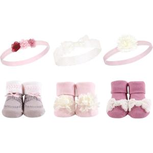 imageHudson Baby Girls Headband and Socks GiftsetBoho 6pack