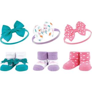imageHudson Baby Girls Headband and Socks GiftsetDinosaurs