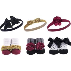 imageHudson Baby Girls Headband and Socks GiftsetFancy 6pack