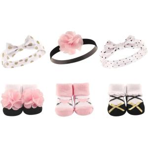 imageHudson Baby Girls Headband and Socks GiftsetHeart