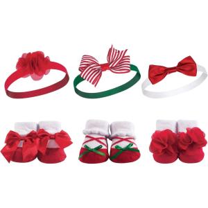 imageHudson Baby Girls Headband and Socks GiftsetHolly