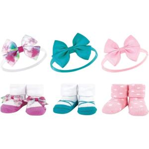 imageHudson Baby Girls Headband and Socks GiftsetTiedye