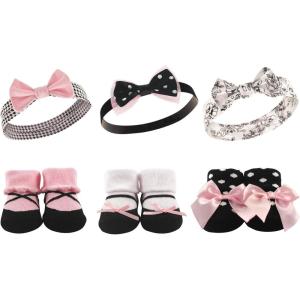 imageHudson Baby Girls Headband and Socks GiftsetToile