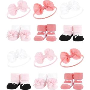 imageHudson Baby Unisex Baby Long Sleeve Plush Faux Fur Sleeping Bag Wearable BlanketBlush White