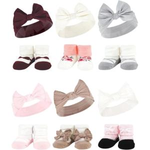 imageHudson Baby Unisex Baby Long Sleeve Plush Faux Fur Sleeping Bag Wearable BlanketBurgundy Gray Pink Taupe