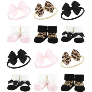 imageHudson Baby Unisex Baby Long Sleeve Plush Faux Fur Sleeping Bag Wearable BlanketLeopard