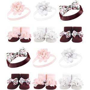 imageHudson Baby Unisex Baby Long Sleeve Plush Faux Fur Sleeping Bag Wearable BlanketPink Burgundy