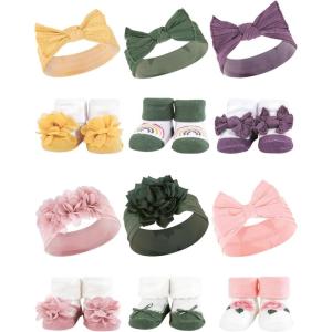 imageHudson Baby Unisex Baby Long Sleeve Plush Faux Fur Sleeping Bag Wearable BlanketPurple Green Yellow Pink Green