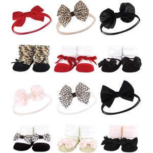 imageHudson Baby Unisex Baby Long Sleeve Plush Faux Fur Sleeping Bag Wearable BlanketRed Leopard Light Pink Leopard