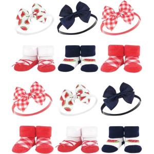 imageHudson Baby Unisex Baby Long Sleeve Plush Faux Fur Sleeping Bag Wearable BlanketWatermelon