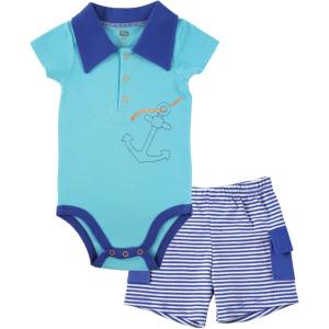 imageHudson Baby Unisex Cotton Bodysuit and Pant SetAnchor