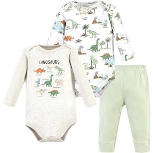 imageHudson Baby Unisex Cotton Bodysuit and Pant SetDinosaur Adventures Longsleeve