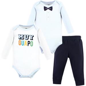 imageHudson Baby Unisex Cotton Bodysuit and Pant SetHola Ladies Long Sleeve