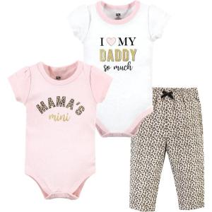 imageHudson Baby Unisex Cotton Bodysuit and Pant SetLeopard Mamas Mini