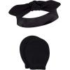 imageHudson Baby Baby Girls Cotton Headband and Scratch Mitten SetBlack Xoxo