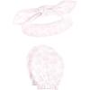 imageHudson Baby Baby Girls Cotton Headband and Scratch Mitten SetBlack Xoxo