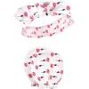 imageHudson Baby Baby Girls Cotton Headband and Scratch Mitten SetBotanical