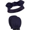 imageHudson Baby Baby Girls Cotton Headband and Scratch Mitten SetBotanical