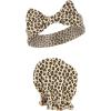 imageHudson Baby Baby Girls Cotton Headband and Scratch Mitten SetBuffalo Plaid Leopard