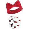 imageHudson Baby Baby Girls Cotton Headband and Scratch Mitten SetChristmas Tree Truck