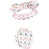 imageHudson Baby Baby Girls Cotton Headband and Scratch Mitten SetFeathers