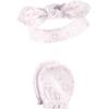 imageHudson Baby Baby Girls Cotton Headband and Scratch Mitten SetGray Feather