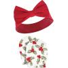 imageHudson Baby Baby Girls Cotton Headband and Scratch Mitten SetHolly