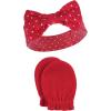 imageHudson Baby Baby Girls Cotton Headband and Scratch Mitten SetHolly
