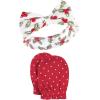 imageHudson Baby Baby Girls Cotton Headband and Scratch Mitten SetHolly